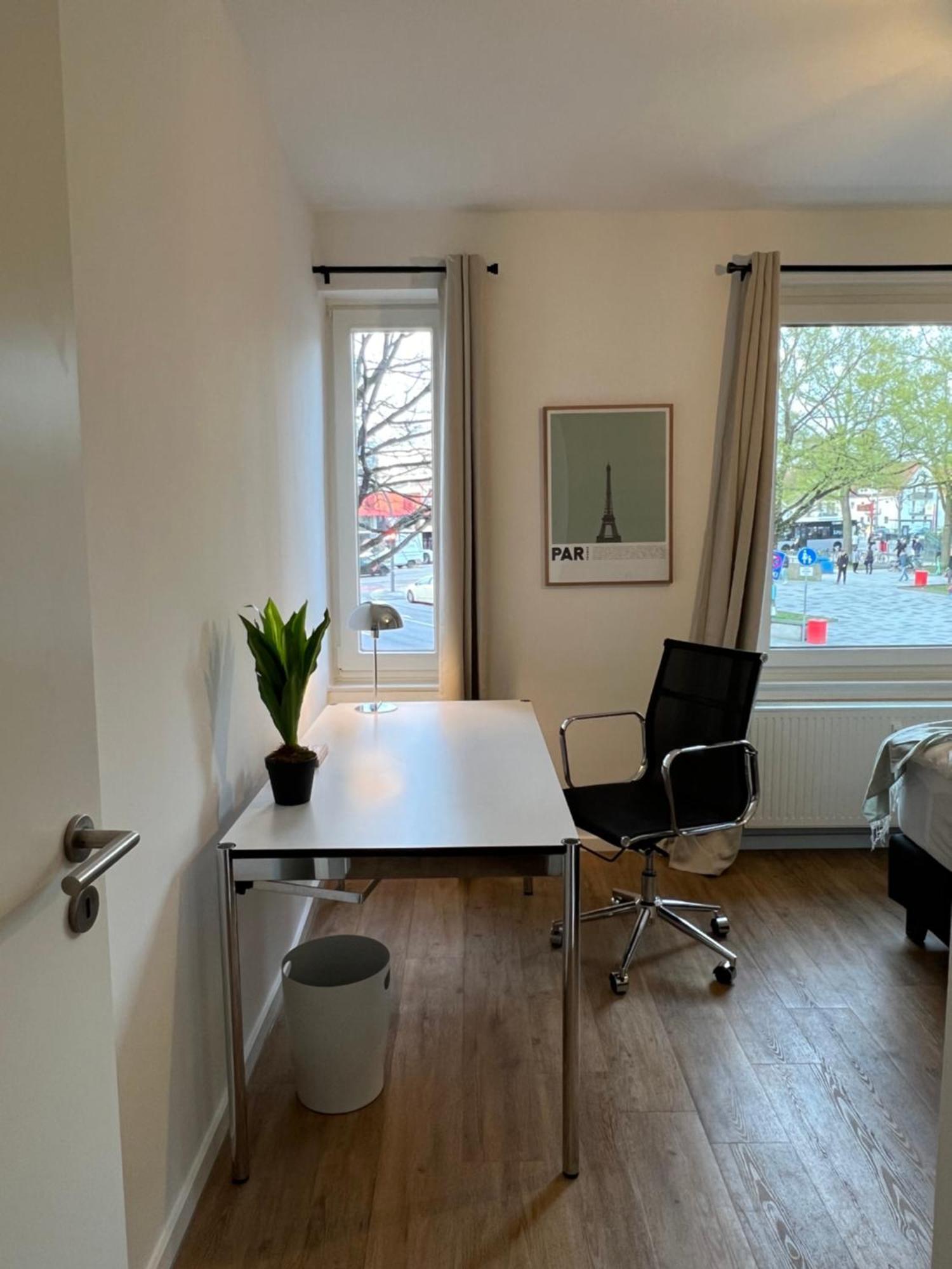 Business Apartment Kranich: 3 Zimmer, Top Infrastrukturlage Hh Langenhorn, Naehe Airport Hamburg Exterior foto